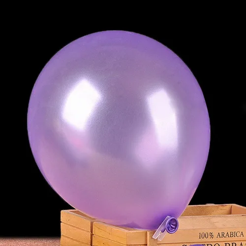 Light Purple 10 дюймов 10 шт./пакет жемчужные латексные воздушные шары 21 Цвета надувные свадебные украшения воздушный шар с надписью "Happy Birthday" Вечерние материалы воздушных шаров - Цвет: Light Purple