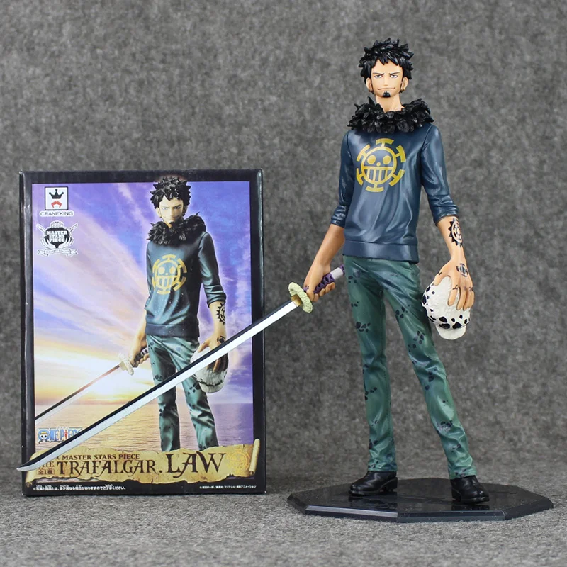 28cm Anime One Piece Master Stars Trafalgar Law PVC Action Figure Model Collectible Kids Toys Doll | Игрушки и хобби