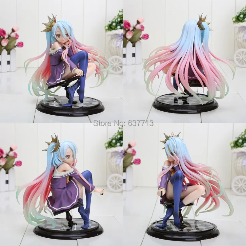 Фигурка из японского аниме No Game Life Shiro масштаб 1/7 в коробке ПВХ 15 см|figure toy|action figure