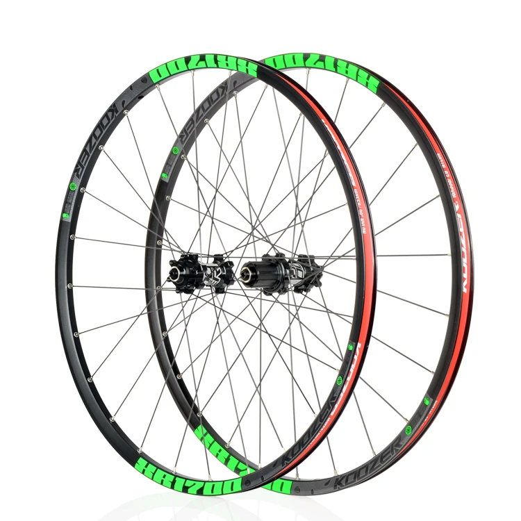 Комплект колес KOOZER XR1700 для горного велосипеда 72 круглые прямые спицы 24 Отверстия