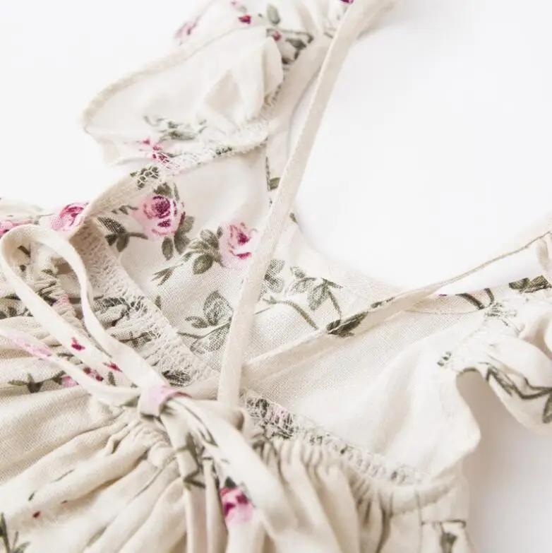 Летнее пляжное платье для девочек маленьких новинка 2018 детские платья с цветами