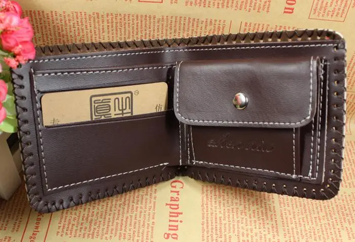 Модные мужские бумажники держатель для карт и сменный карман монет дизайнерский