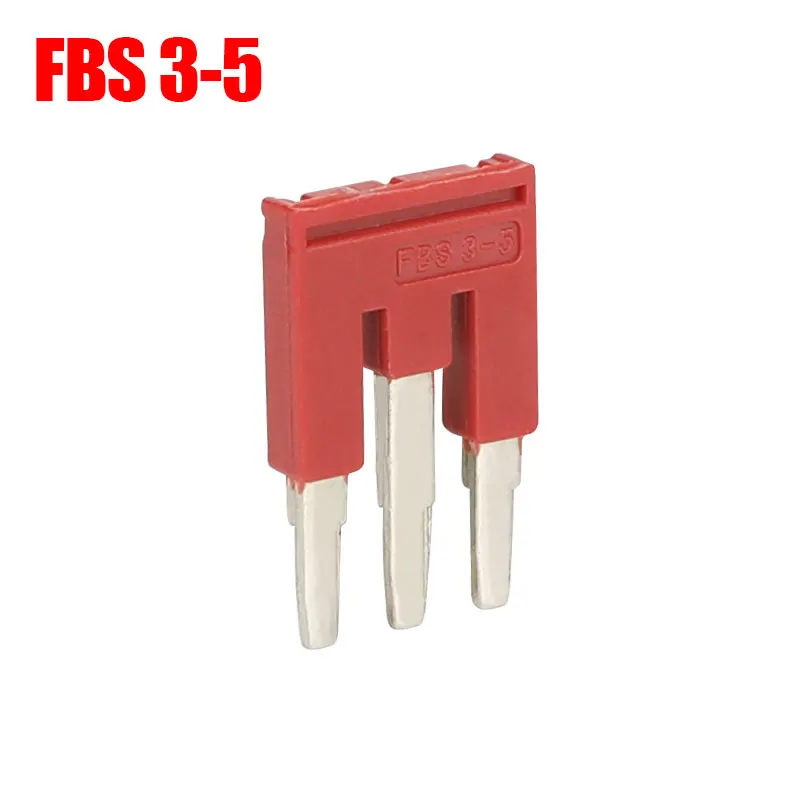 FBS 3-5 Перемычка FBS 2-5 штекер в мост для ST2.5 STTB 2,5 ST 2,5-3 LDIN Rail клеммные блоки L11/H22.8/W3.1 мм клеммные блоки - Цвет: FBS 3-5