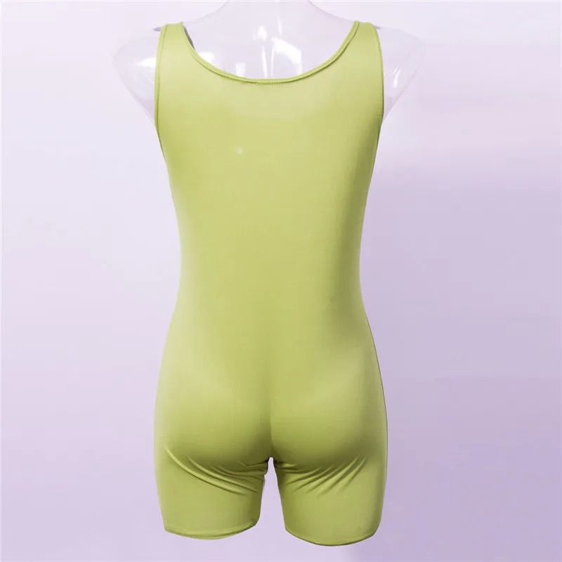 Женский Облегающий комбинезон без рукавов клубный лето 2019|Комбинезоны c шортами|