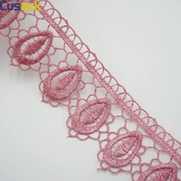 cusack 2 yards 4 0 cm rose lace ribbon trims for costumes sofa curtain trimmings home textiles dress edge applique polyester