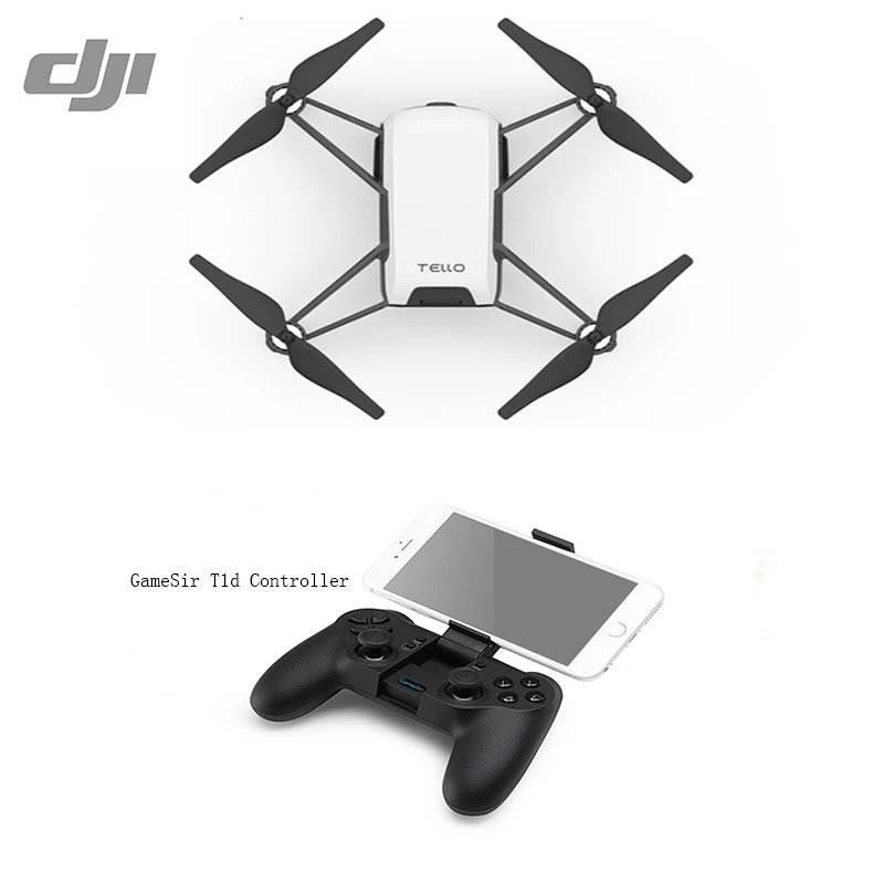DJI Tello с GameSir T1d контроллер мини-Дрон RC Квадрокоптер камерой 720 P FPV Дрон выполняет