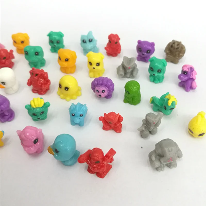 20 шт./лот 1 см милые и липкие мини-животные мягкие сделай сам украшение для мебели