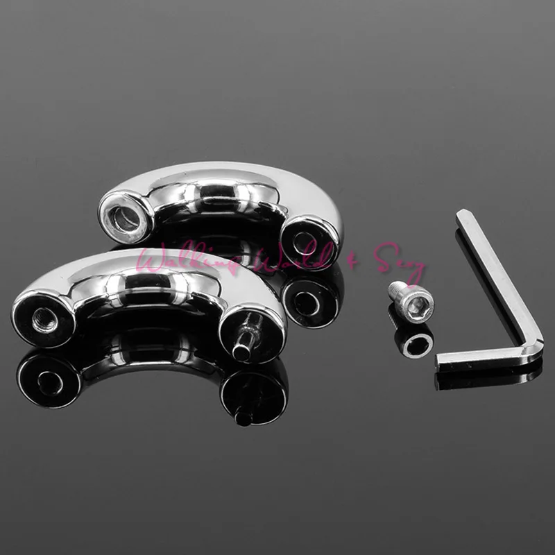 Кольцо на пенис винтовое из нержавеющей стали 15 мм|ring scrotum|ball stretchercock ring scrotum |