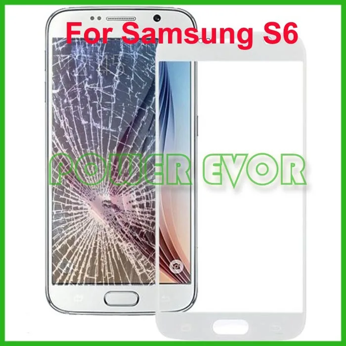Белый внешний стеклянный объектив экран жк запасных частей для Samsung Galaxy S6 edge-G9250