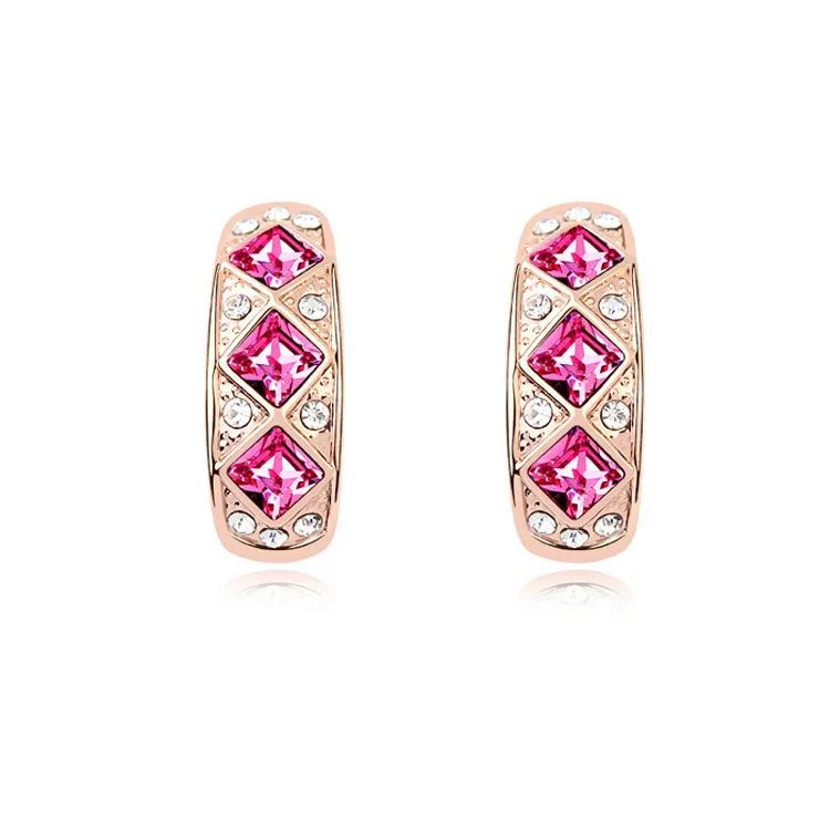Стимпанк Pendientes сделаны с элементами Swarovski бижутерия с кристаллом для женщин в готическом стиле, Сережки для пирсинга