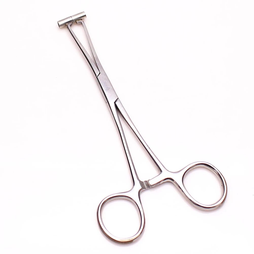 Flat Needle Pipe Pliers Ear Lip Nose Nail Puncture Tweezers Body Piercing Tools | Красота и здоровье