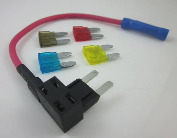 Мини ATM Предохранитель Нажмите Добавить на двойной цепи адаптер Авто терминал + 7A