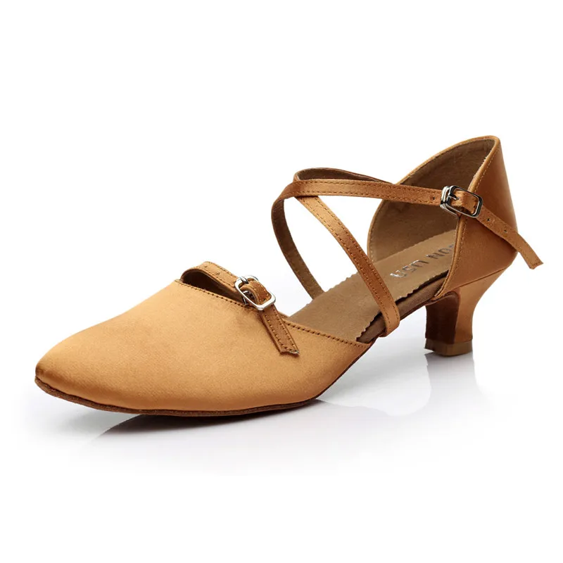 Coffee 46mm Heel Танцевальные туфли Sun Lisa Великолепные женские Женские Танцы обувь на высоком каблуке бальные современные туфли для латинских танцев - Цвет: Coffee 46mm Heel