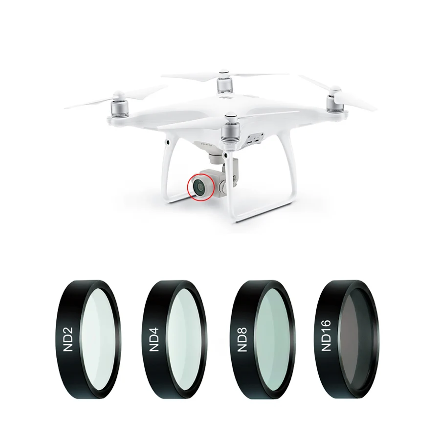 Протектор фильтра объектива ND 2 4 8 16 фильтр Drone аксессуары для DJI Phantom 3