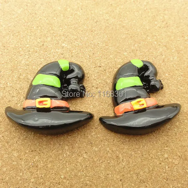 1 шт./лот каучуковая Шляпа Волшебника с плоской задней стороной для Хэллоуина 28 мм