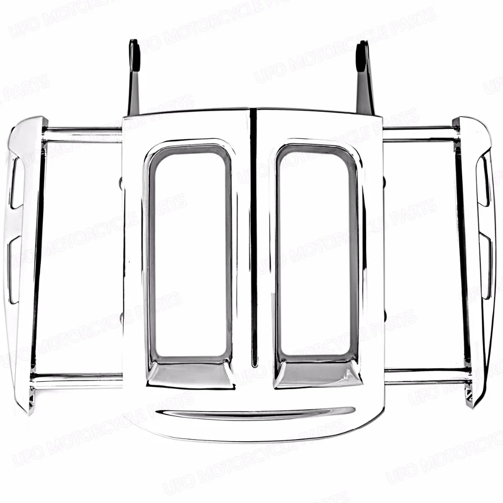 Регулируемая двухсторонняя хромированная багажная стойка для Harley Touring FLHX FLHR FLH/T