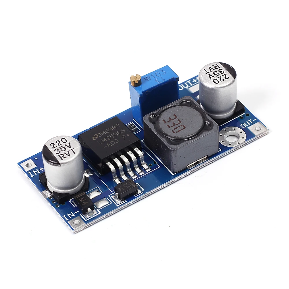 3A LM2596 4 V-35 V DC-DC Регулируемый Питание понижающий преобразователь Мощность модуль Выход 1,23 V-30 V