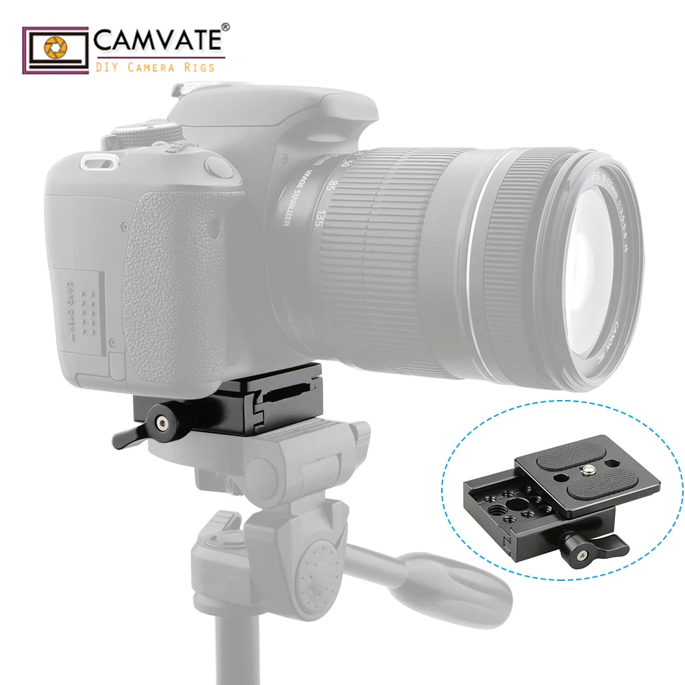 CAMVATE ACRA Swiss Базовая пластина с быстроразъемной пластиной и встроенным пружинным