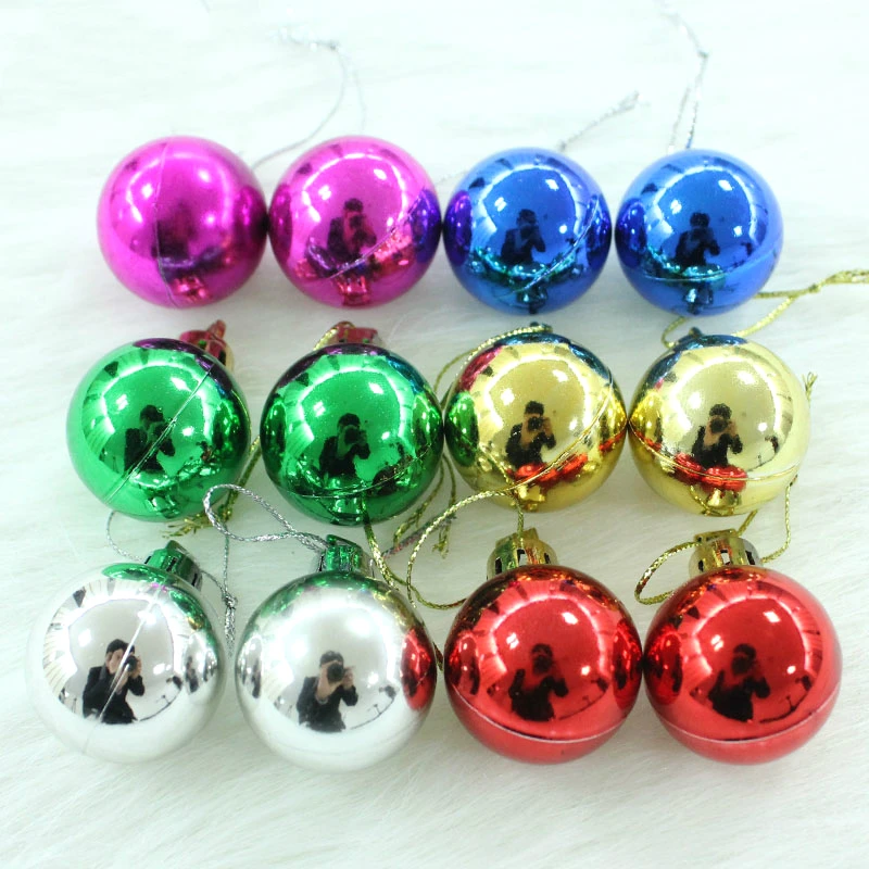 12 шт. Рождественские Елочные шаровые украшения Подвески рождественские вечерние