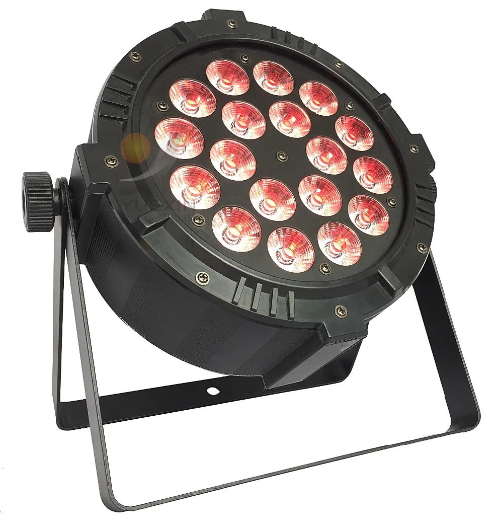 Тонкий театральный сценический свет 18x15W 5in1 LED плоский Par для свадебного