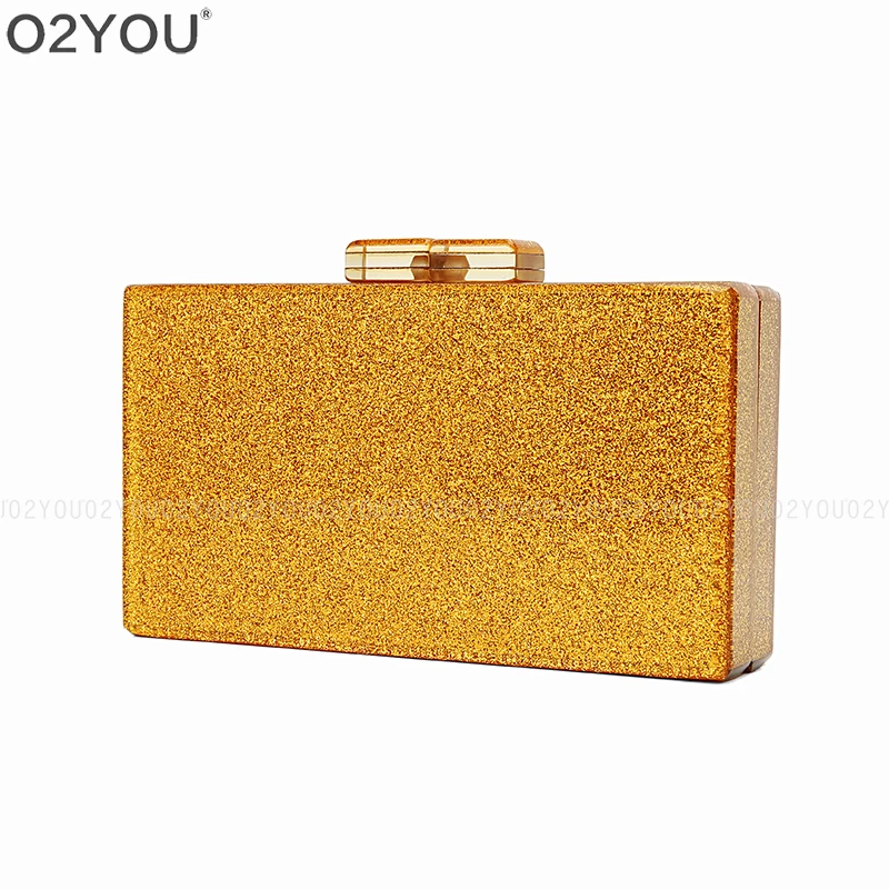 Сумка конверт женская маленькая твердая с золотыми блестками|box clutch bags|clutch bagenvelope