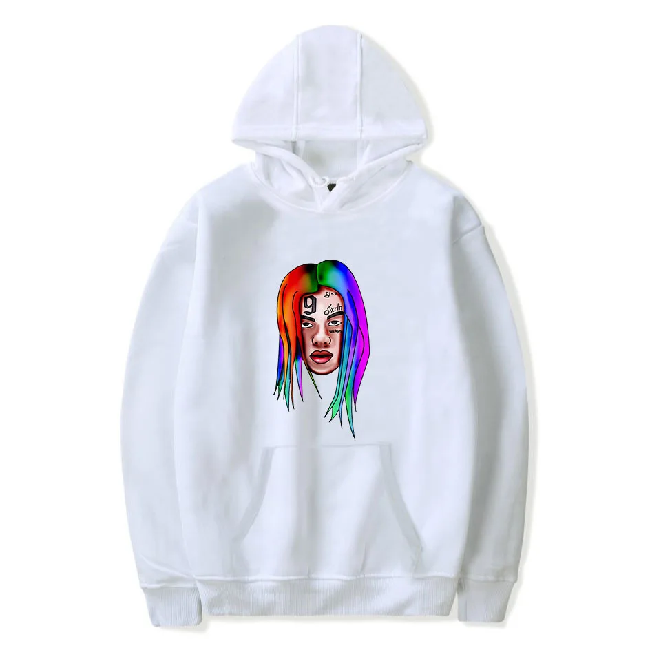 69 6ix9ine мультяшная толстовка мужская толстовка с капюшоном Рэпер Хип Хоп Уличная одежда свитшоты скейтборд Мужская/Женская забавная одежда