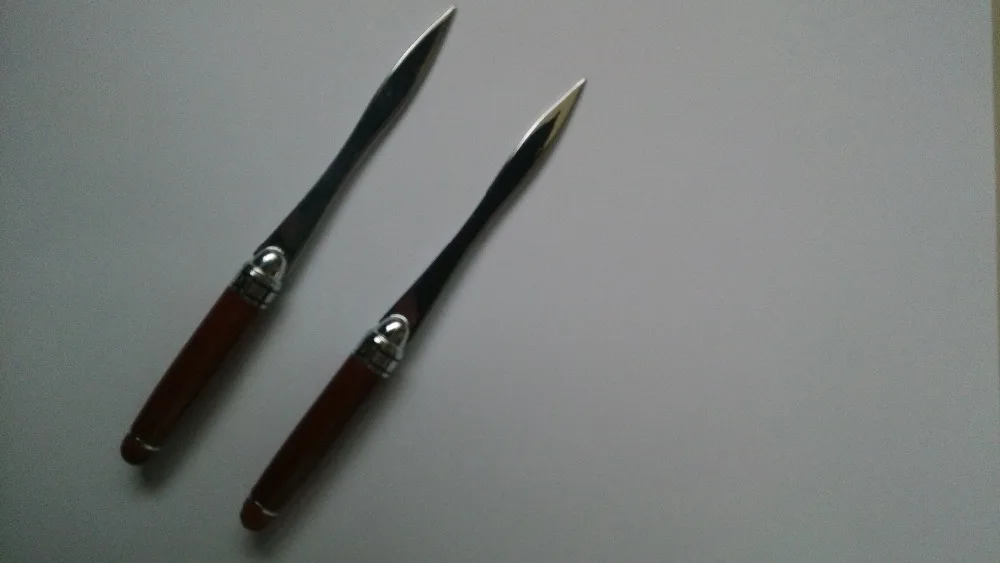 2 шт./лот нож-конверт из нержавеющей стали бумажный нож открывалка с Красной