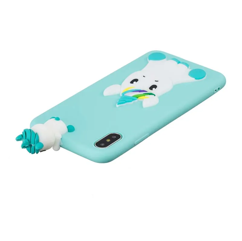 3D Fashion Cartoon Unicorn 8 Plus Candy Color Design Case For apple iPhone XS back cover for iphone XR Max mobile phone shell |
