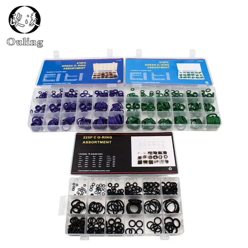 

O Rings Rubber Wear-resistant waterproof and oil resistant O Ring Seal NBR Sealing O-rings Nitrile Washer Rubber oring set
