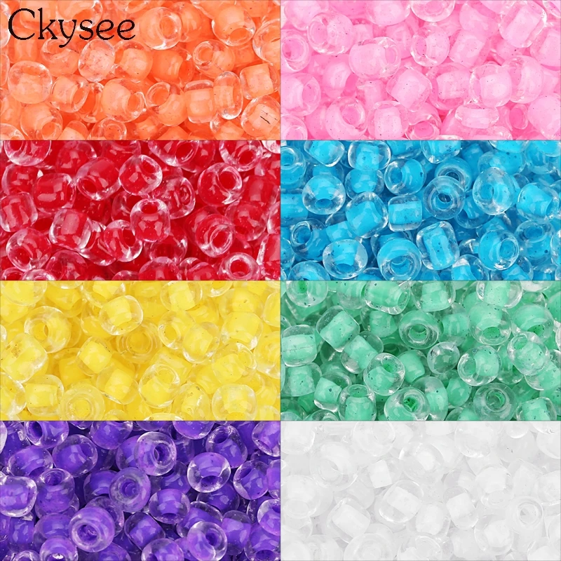 Ckysee 500 шт./лот 4 мм прозрачные бусины Abacus для рассады с отверстием стеклянные штор