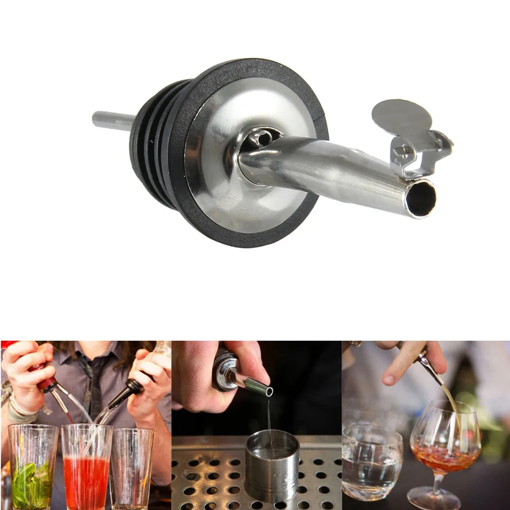 2 шт. нержавеющая сталь ликер Spirit Pourer Flow вино оливковое масло Pour Spout Диспенсер
