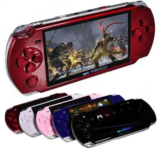 Новые Встроенные 5000 игры 8 Гб 4,3 дюймов PMP HD портативный игровой плеер MP3 MP4 MP5 плеер Видео FM камера портативная игровая консоль