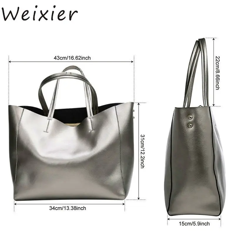 Роскошные женские сумки мессенджеры от известного бренда WEIXIER Женская Золотая