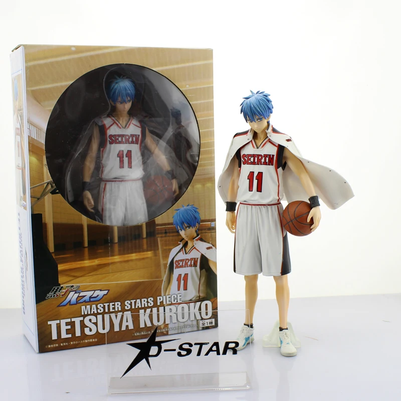 Бесплатная доставка 10 &quotБаскетбол куроко аниме № 11 Tetsuya Kuroko в коробке 25 см ПВХ