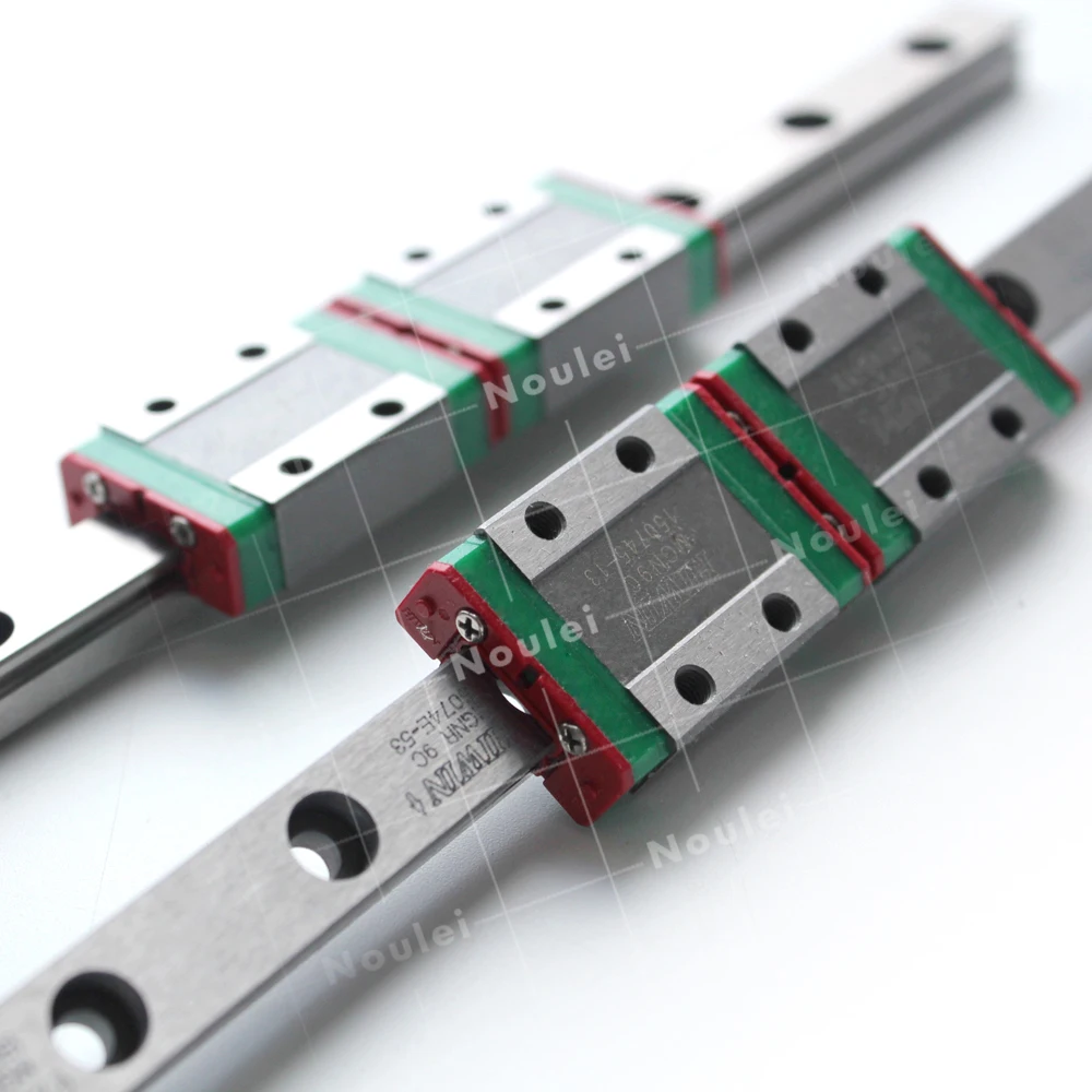 HIWIN MGN9 100 мм 250 200 300 400 линейная направляющая с MGN9C MGN9H скользящие блоки из