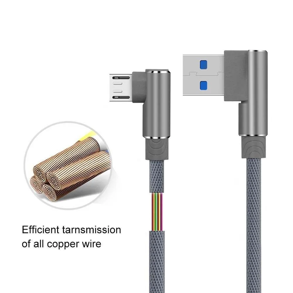 Прямоугольный кабель Micro USB для передачи данных и синхронизации, кабель для быстрой зарядки, совместимый с Android, смартфон, кабели для зарядки для samsung, для huawei