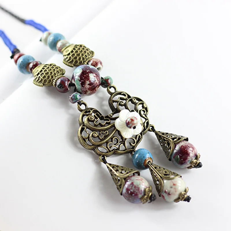 Ожерелье с двойной подвеской в виде капли подвески Массивное колье