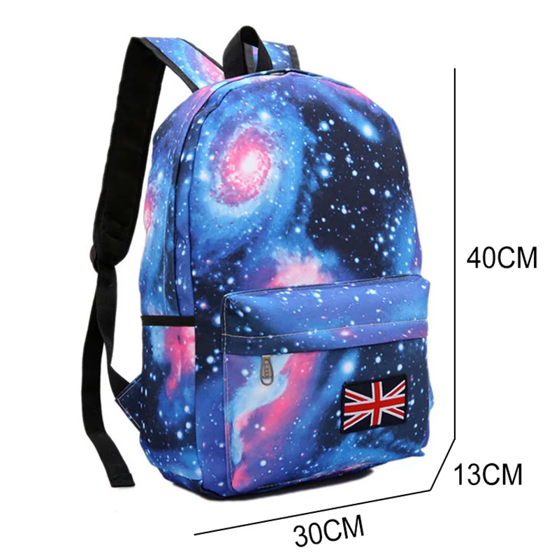 Women Backpack SchoolBag Kids School Bags For Teenagers Girls Backpacks Starry Sky Printing Canvas Bag Mochila Infantil | Багаж и сумки