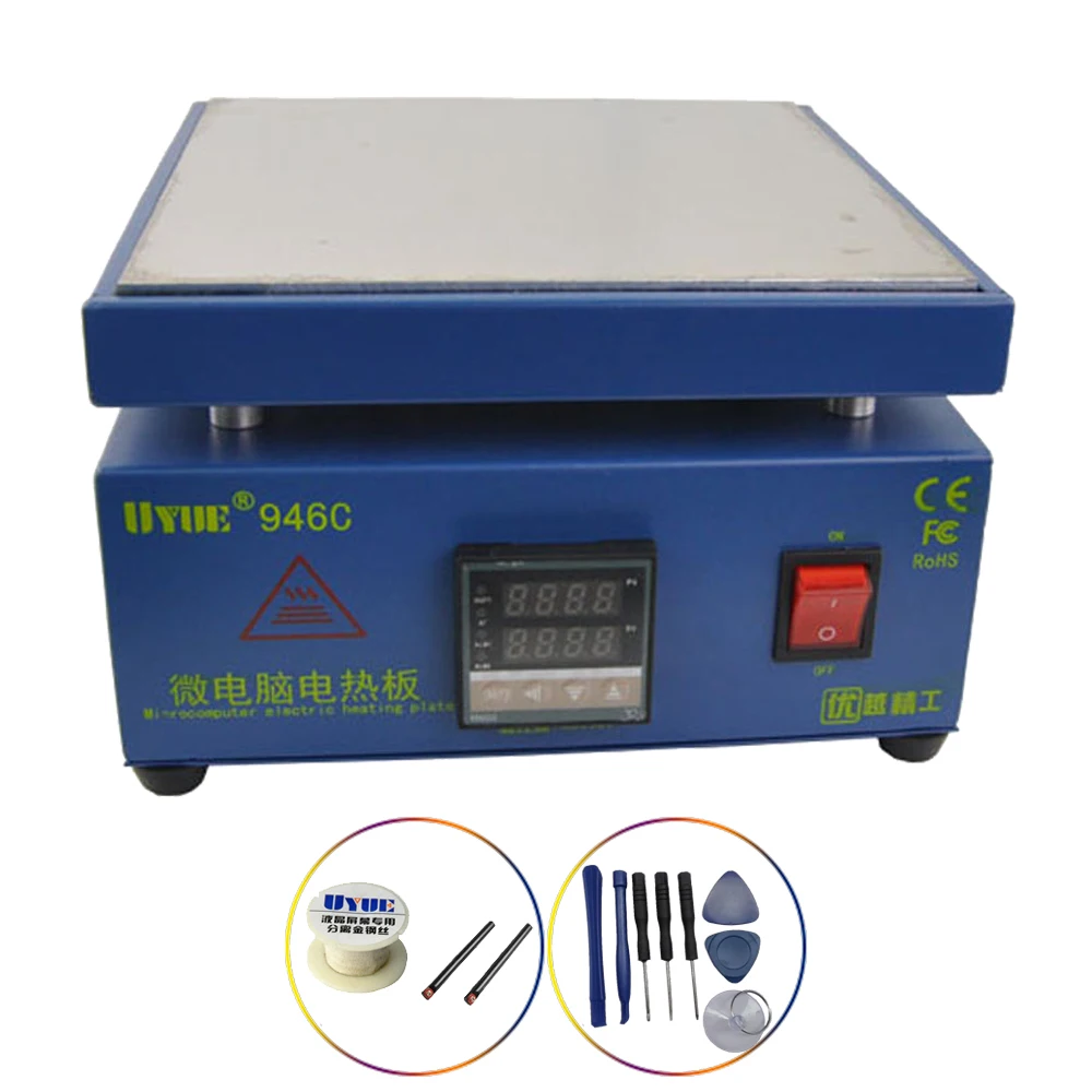 

UYUE 946C dual digital display adjustable constant temperature heater, mobile phone screen separator electromechanical heater