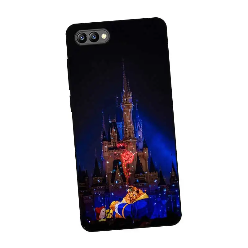 N266 Beauty And Beast Black Silicone Case Cover For Huawei Honor 8C 8X 9 10 20i V10 V20 Note10 Max Lite Magic2 |