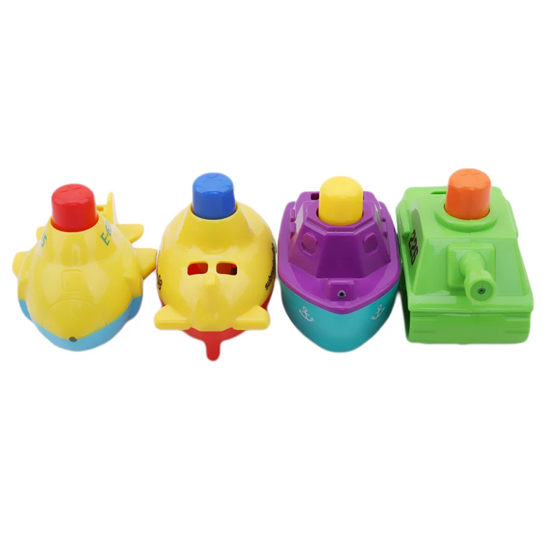 Baby Mini Cute Bath Float Boat Cool Swimming Pool Beach Bathroom Ship Water Floating Learning Toys For Toddler 4pc/set | Игрушки и хобби