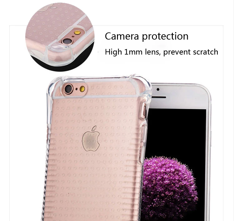 3D подушки Анти падение Скольжения Мягкие TPU Сотового Телефона Чехол Для iPhone 6 s