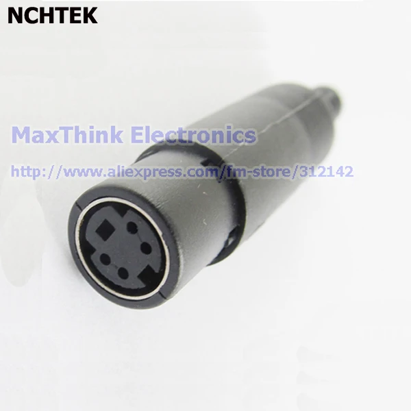 NCHTEK 4 контактный разъем Mini DIN с пластиковой ручкой 10 шт. бесплатная доставка|adapter