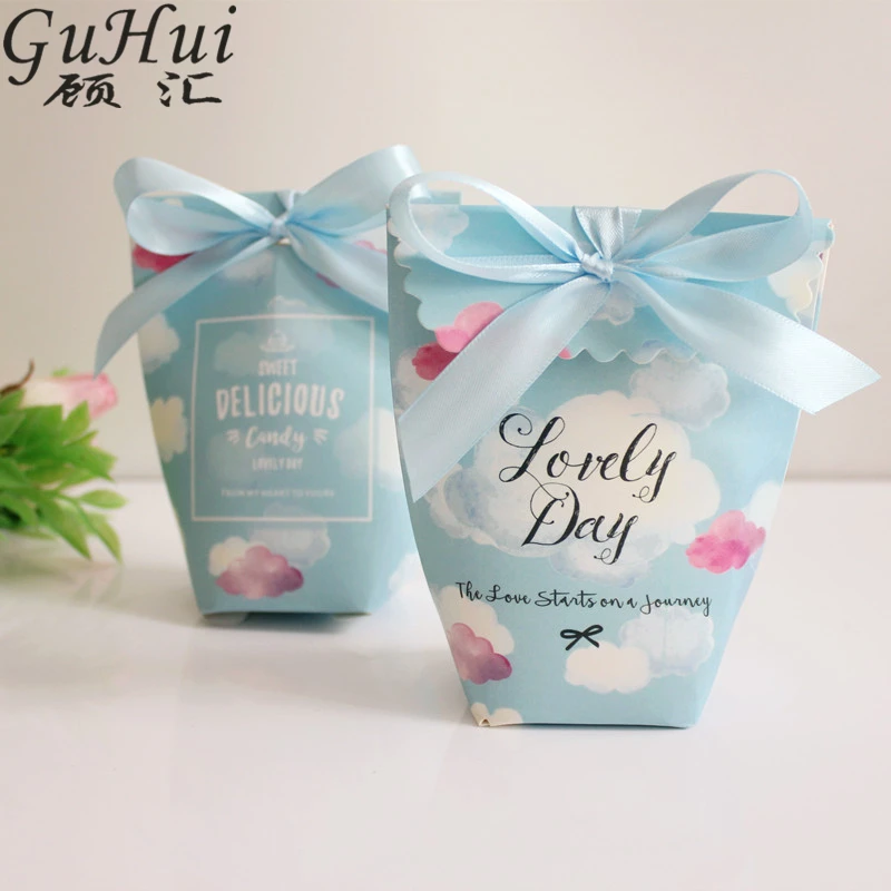 50 шт. коробка конфет с изображением белых облаков|gift gifts|gift girlgift new year |