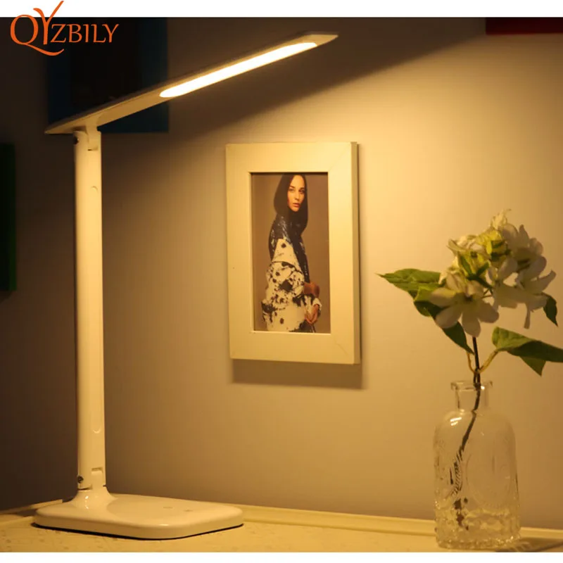 Настольные лампы с USB-разъемом пластиковые современные светодиодные светильники