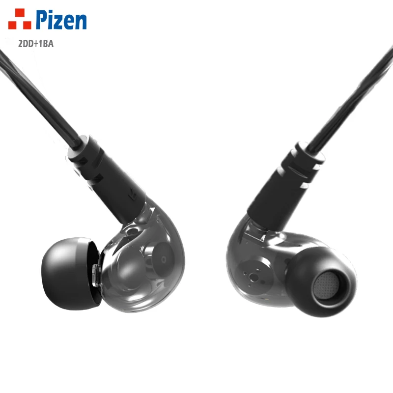 PIZEN P6 BA + 2DD Гибридный технология In-Ear гарнитура спортивные пользовательские