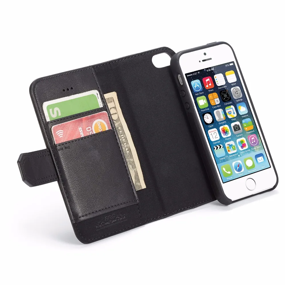 New Magnetic Flip Leather Case For iPhone 5S SE 6 6S 7 8 Plus X XS XR MAX Wallet for Samsung S10 S9plus S10+ |