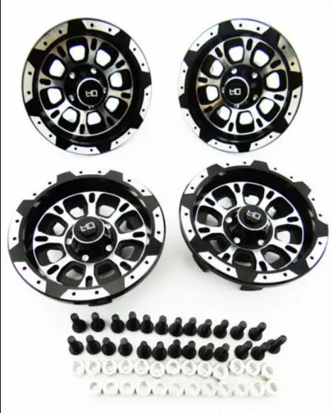 Горячие гонки-алюминиевые 2 Ifd Beadlock крышки колеса (C-Style) (4) Axia BLW22SC01 | Игрушки и хобби