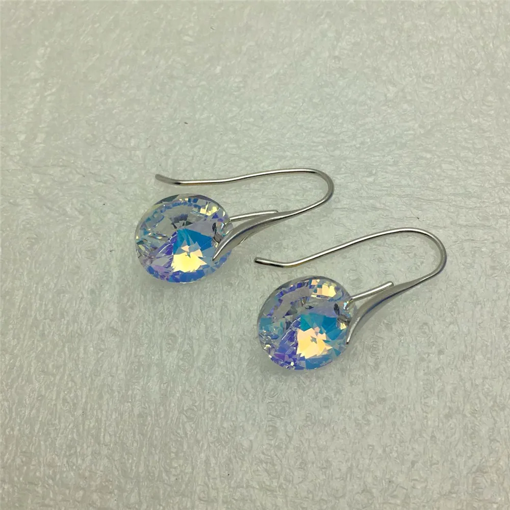 Новинка 2017 подарок на день матери сделанные с элементами swarovski ab круглые