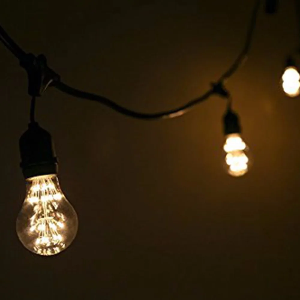 10 шт./лот 3 Вт 2200 к B22 Классическая античная байонетная база, Edison A19 светодиодный светильник, фейерверк Звездное, декоративная Подвесная лампа